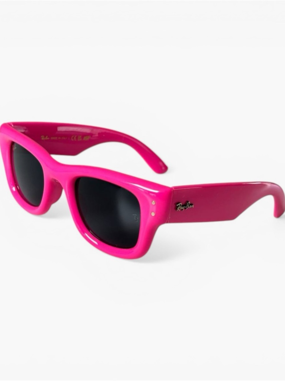 Ray-Ban Hot Pink Thick Frame Sunglasses